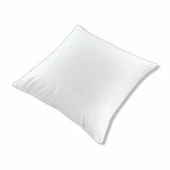 Feder-Kopfkissen mit Baumwollbezug in 80x80 cm