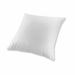 Kopfkissen weich mit Federn und Daunen - Baumwollbezug - 80x80 cm