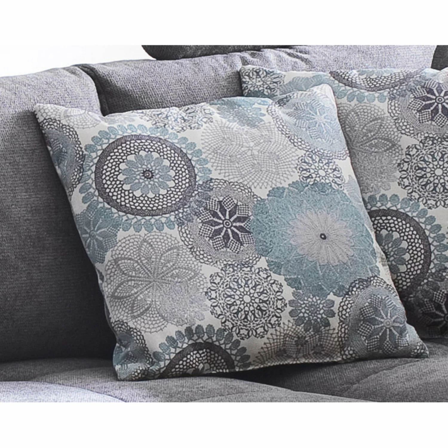 Sofakissen - iceblue - 50x50 cm 4 Sofakissen - iceblue - 50x50 cm – Bild 2