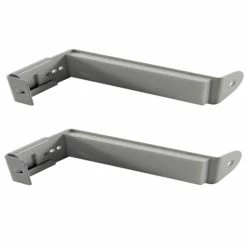 2er-Set Spannfix-Gardinenstangen Adapter - weiß
