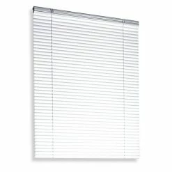 Alu-Jalousie - weiß - mit Zubehör - 120x175 cm