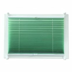 Plissee - mint - mit Klemmträger - 110x130 cm