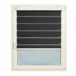 Doppelrollo - anthrazit - 80x180 cm