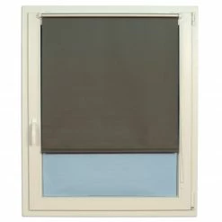 Verdunklungsrollo - anthrazit - 60x160 cm