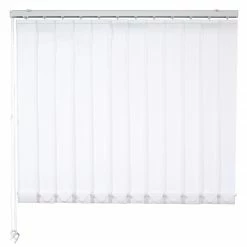Lamellenvorhang - weiß - 100x250 cm