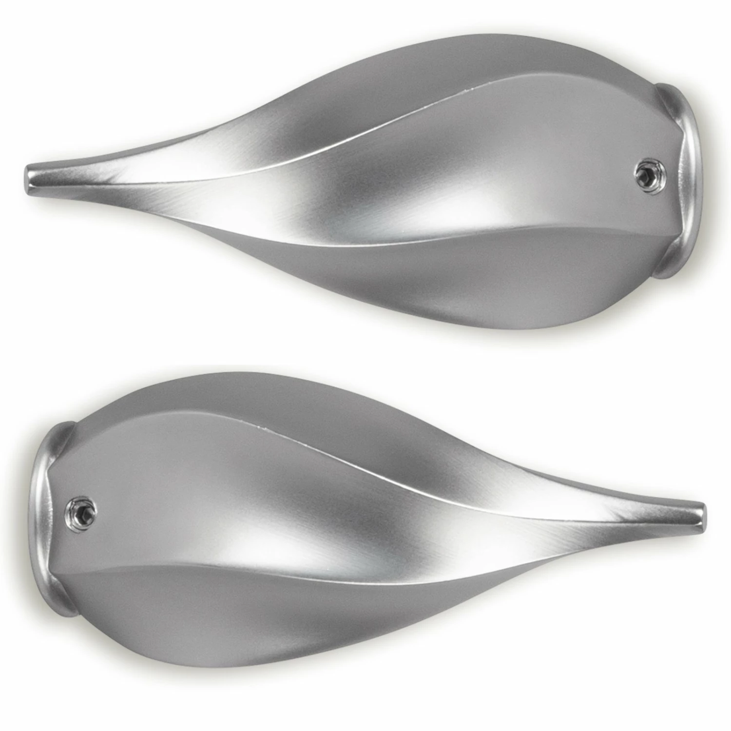 2er-Set Gardinenstangen-Endstück - titan 3 2er-Set Gardinenstangen-Endstück - titan