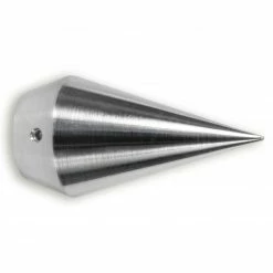 Gardinenstangen-Endstück - titan - Spitze