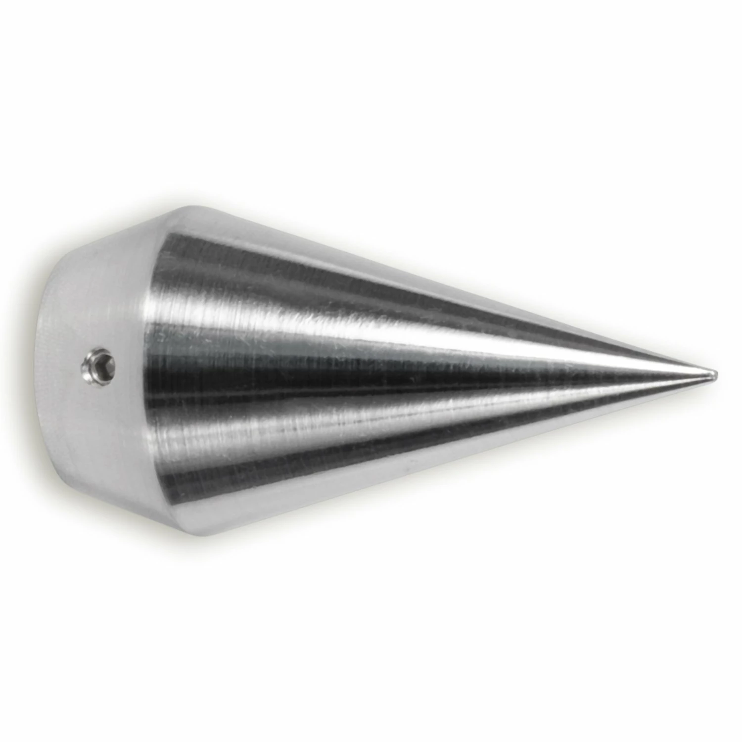 Gardinenstangen-Endstück - titan - Spitze 3 Gardinenstangen-Endstück - titan - Spitze