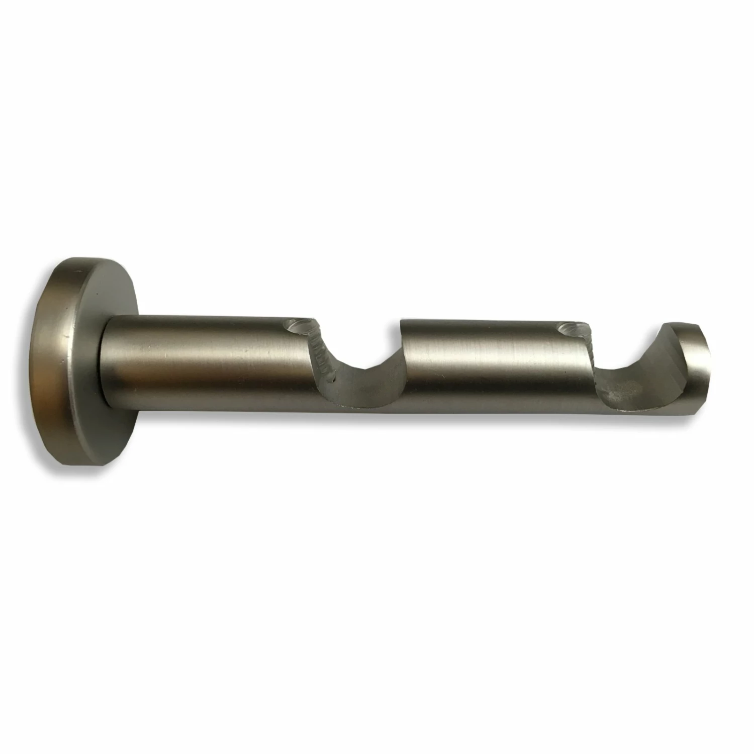 Doppelrohrträger - Edelstahl - Metall - 2-teilig 3 Doppelrohrträger - Edelstahl - Metall - 2-teilig