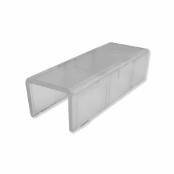 Schienenverbinder für Gardinenschienen - weiß - Kunststoff