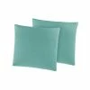 2er-Pack Kissenbezüge - grün - 40x40 cm -Heimtextilien Verkäufe 0450000309 1600Wx1600H