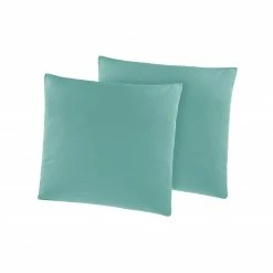 2er-Pack Kissenbezüge - grün - 40x40 cm