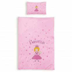 Renforcé-Baby-Bettwäsche - Prinzessin - 100x135 cm
