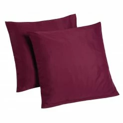 2er-Pack Kissenbezug - beere - 80x80 cm