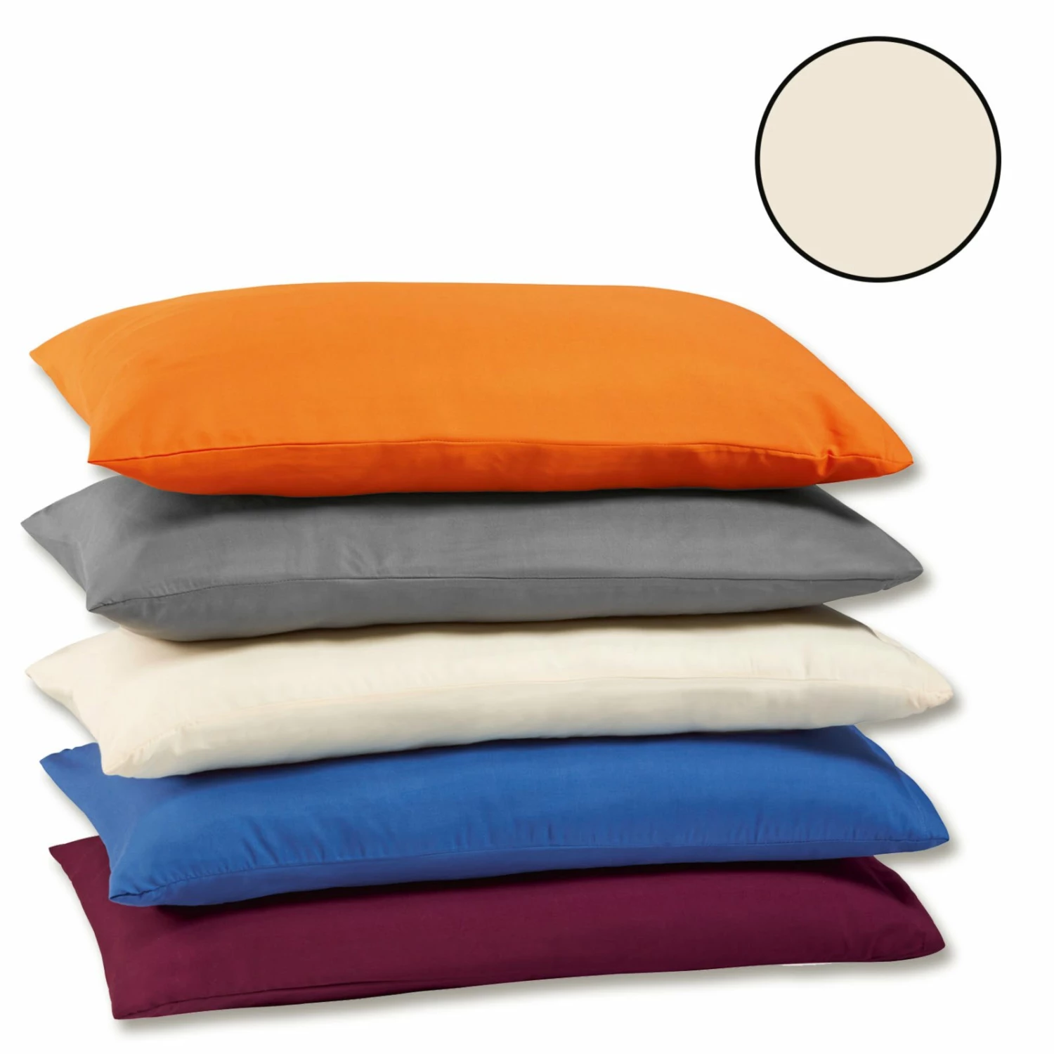 2er-Pack Kissenbezug - ecru - 80x80 cm 3 2er-Pack Kissenbezug - ecru - 80x80 cm