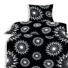 Microfaser-Bettwäsche - schwarz-weiß - 135x200 cm -Heimtextilien Verkäufe 0450001313 1600Wx1600H
