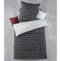 Microfaser-Bettwäsche - schwarz-weiß - Hearty - 135x200 cm 5 Microfaser-Bettwäsche - schwarz-weiß - Hearty - 135x200 cm -Heimtextilien Verkäufe 0450001353 02 1600Wx1600H