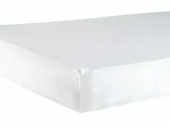 Kinder-Jersey-Bettlaken - weiß - 70x140 cm