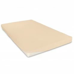 Kinder-Jersey-Spannbetttuch - creme - 70x140 cm