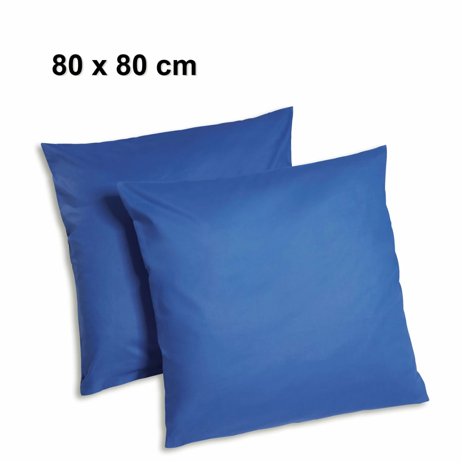 2er-Pack Kissenbezug - rot - 80x80 cm 4 2er-Pack Kissenbezug - rot - 80x80 cm – Bild 2