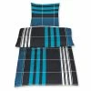 Microfaser-Bettwäsche - petrol - Karo - 135x200 cm 2 Microfaser-Bettwäsche - petrol - Karo - 135x200 cm -Heimtextilien Verkäufe 0450003105 1600Wx1600H