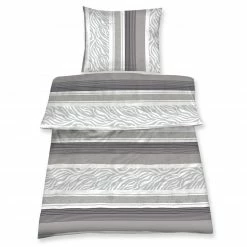 Microfaser-Bettwäsche - taupe - 135x200 cm