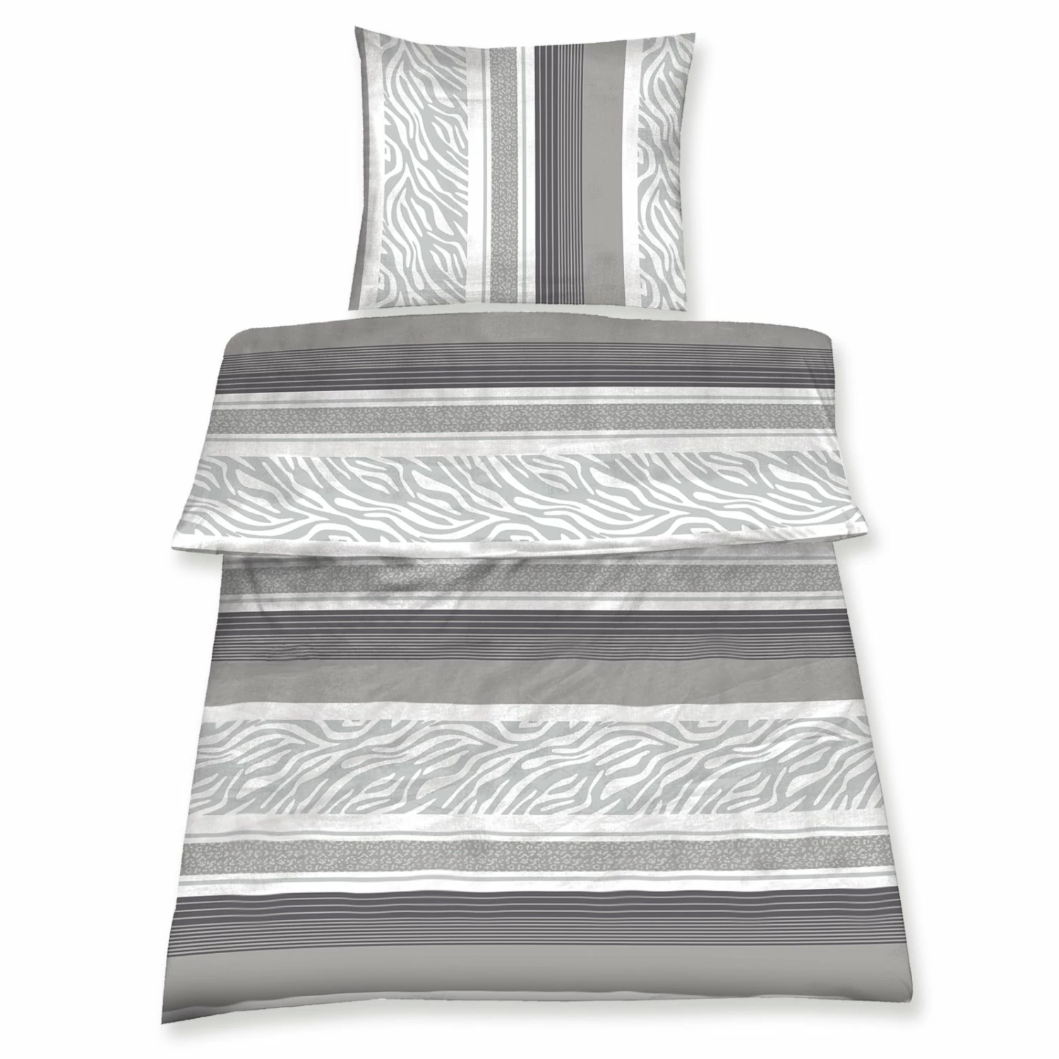 Microfaser-Bettwäsche - taupe - 135x200 cm 3 Microfaser-Bettwäsche - taupe - 135x200 cm