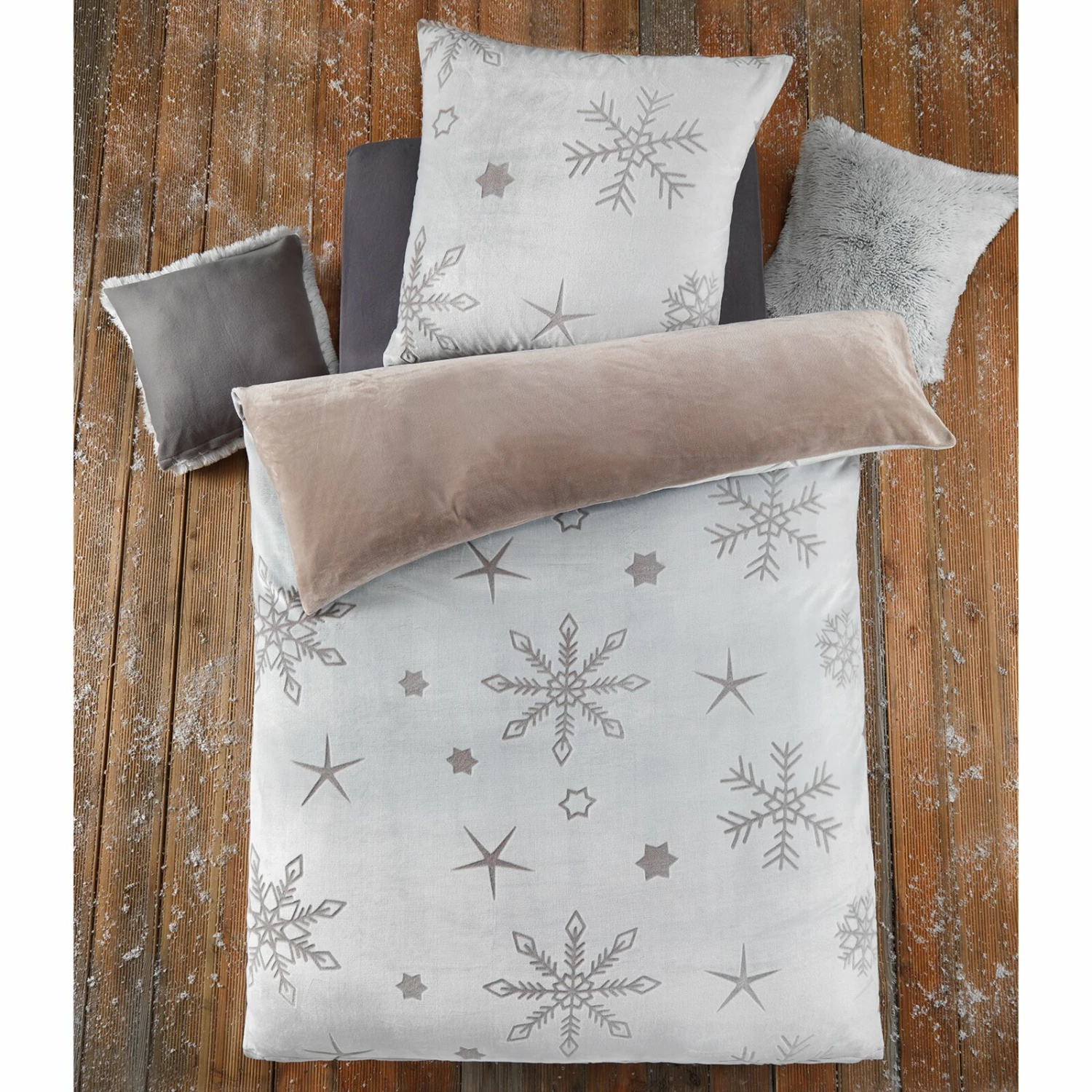 Microfaser-Bettwäsche - creme-natur - 135x200 cm 5 Microfaser-Bettwäsche - creme-natur - 135x200 cm – Bild 3