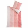 Renforcé-Bettwäsche - rosa - Streifen - 135x200 cm