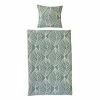 Renforcé-Bettwäsche - grün - Blätter - 135x200 cm -Heimtextilien Verkäufe 0450004336 1600Wx1600H