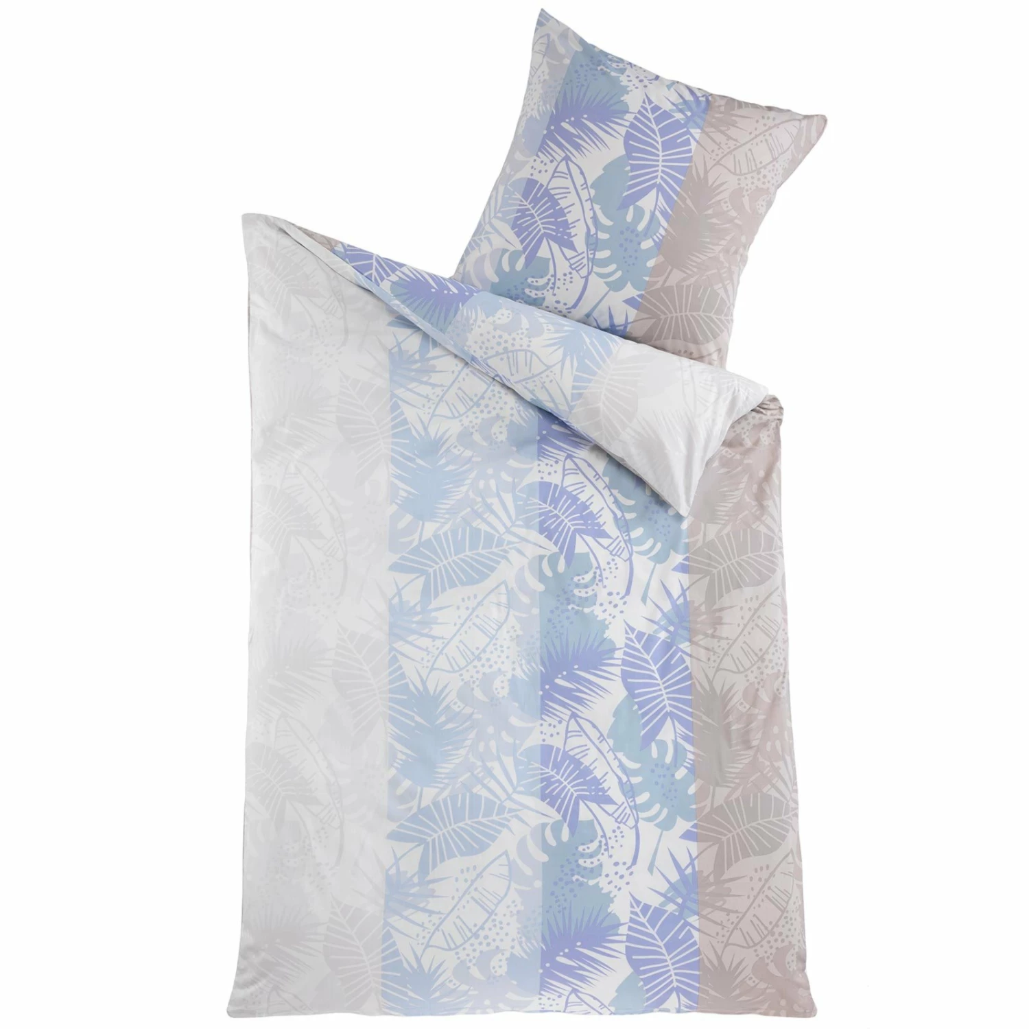 Renforcé-Bettwäsche - blau - 135x200 cm 3 Renforcé-Bettwäsche - blau - 135x200 cm