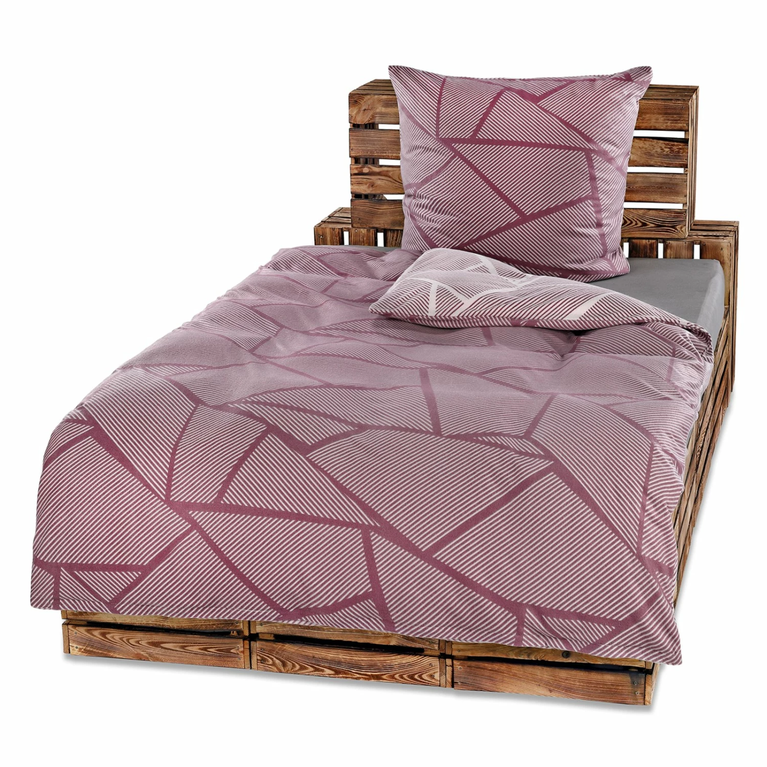 Microfaser-Bettwäsche - flieder - 135x200 cm 4 Microfaser-Bettwäsche - flieder - 135x200 cm – Bild 2