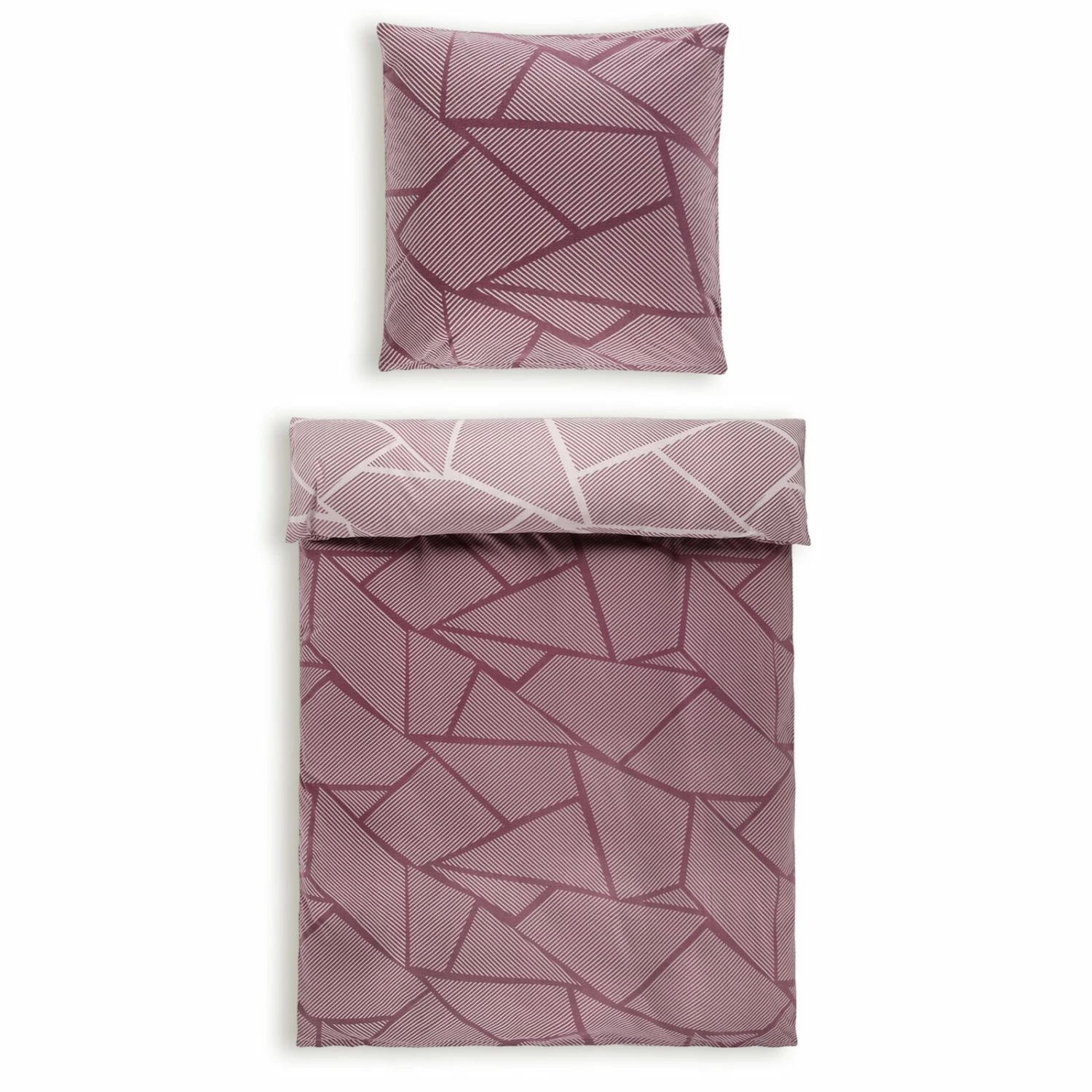 Microfaser-Bettwäsche - flieder - 135x200 cm 3 Microfaser-Bettwäsche - flieder - 135x200 cm