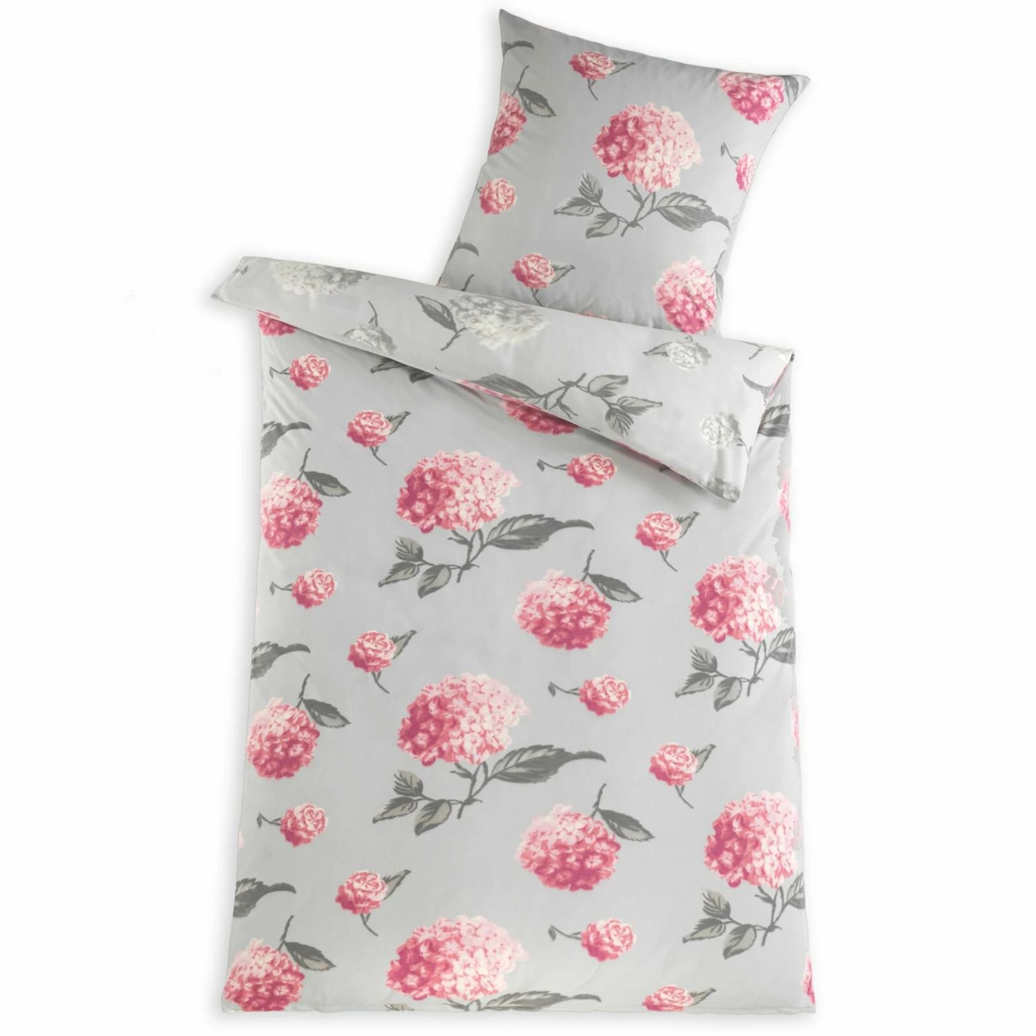 Microfaser-Flausch Wendebettwäsche - Hortensia - 135x200 cm 3 Microfaser-Flausch Wendebettwäsche - Hortensia - 135x200 cm