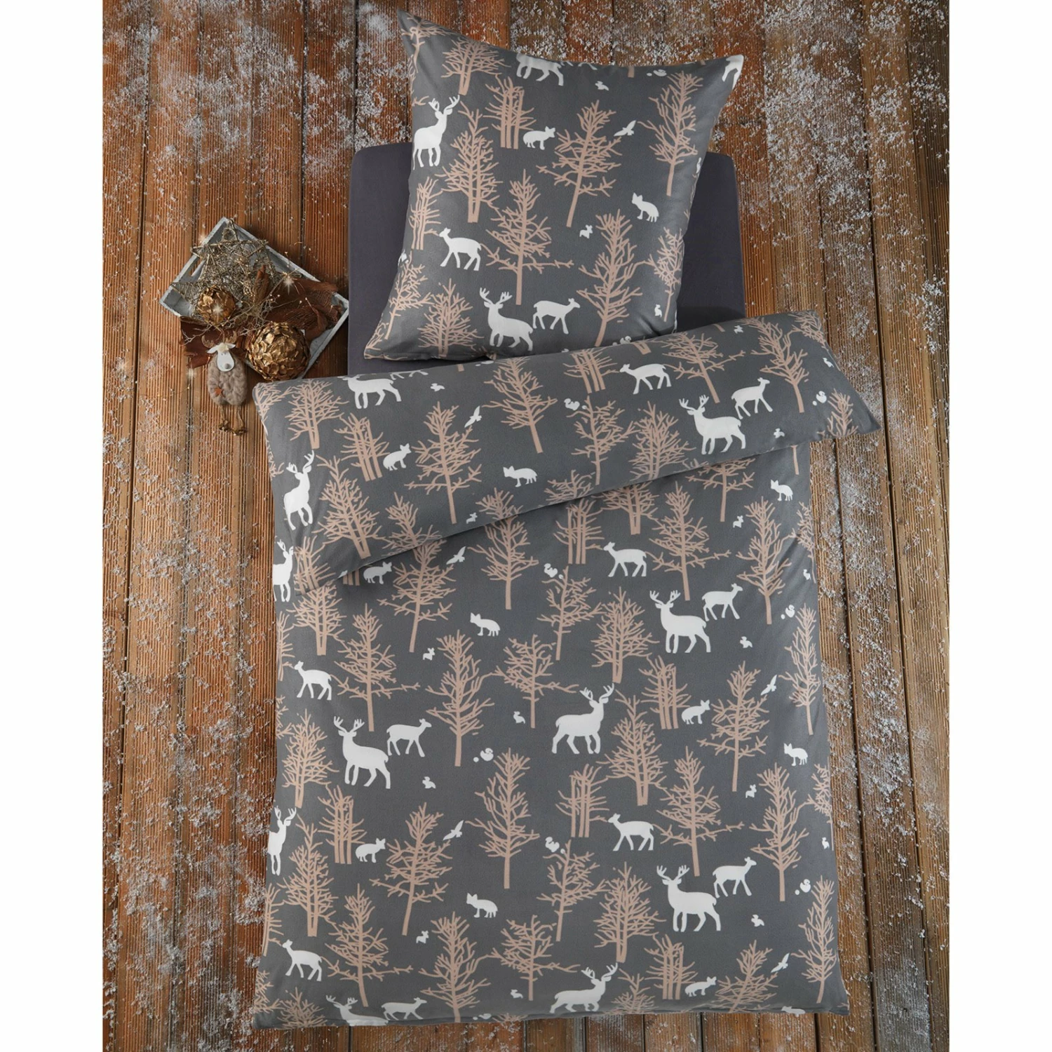 Microfaser-Flausch Bettwäsche - Forrest - 135x200 cm 4 Microfaser-Flausch Bettwäsche - Forrest - 135x200 cm – Bild 2