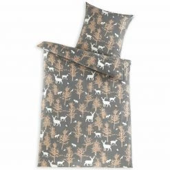 Microfaser-Flausch Bettwäsche - Forrest - 135x200 cm