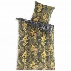 Microfaser-Flausch Bettwäsche - Farn - 135x200 cm