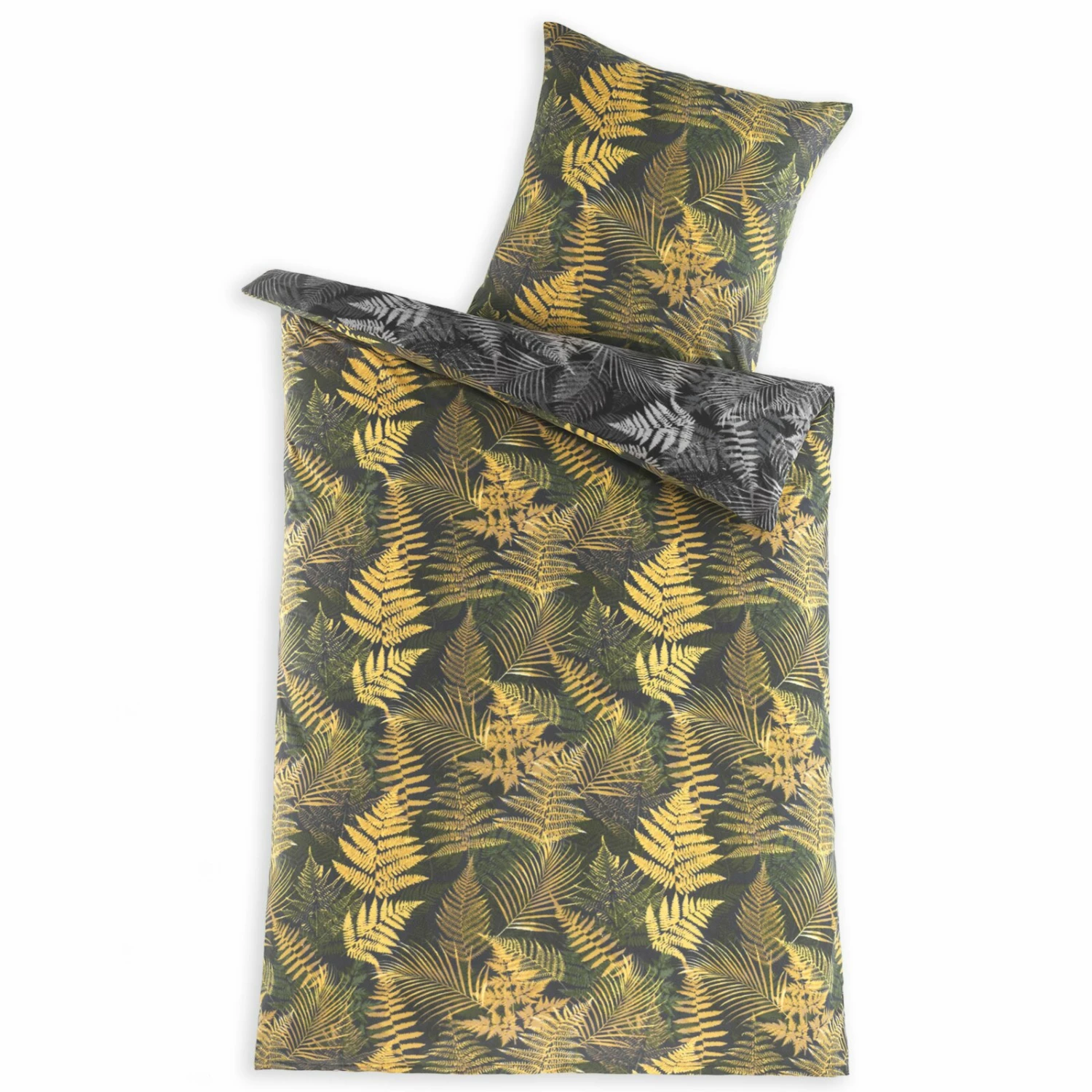 Microfaser-Flausch Bettwäsche - Farn - 135x200 cm 3 Microfaser-Flausch Bettwäsche - Farn - 135x200 cm