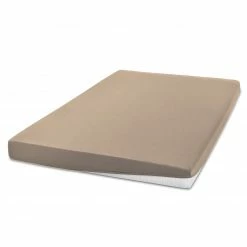 Elastic-Jersey-Spannbettlaken - taupe - 100x200 cm