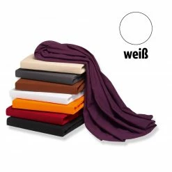 Elastic-Jersey-Spannbettlaken - weiß - 180x200 cm