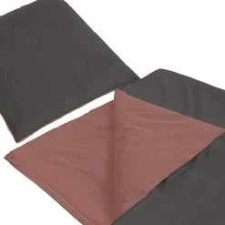 Renforcé-Bettwäsche - anthrazit-altrosa - 135x200 cm -Heimtextilien Verkäufe 0450007204 03 1600Wx1600H