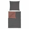 Renforcé-Bettwäsche - anthrazit-altrosa - 135x200 cm 2 Renforcé-Bettwäsche - anthrazit-altrosa - 135x200 cm -Heimtextilien Verkäufe 0450007204 1600Wx1600H
