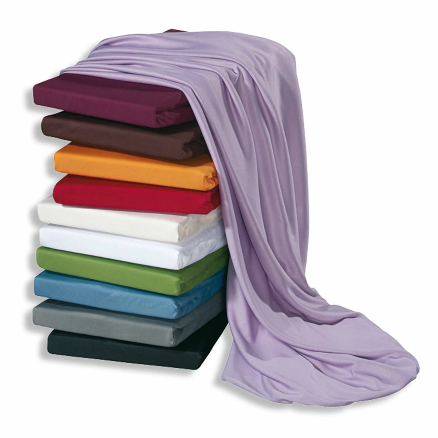 Microfaser-Jersey-Bettlaken - weiß - 90x200 cm 4 Microfaser-Jersey-Bettlaken - weiß - 90x200 cm – Bild 2