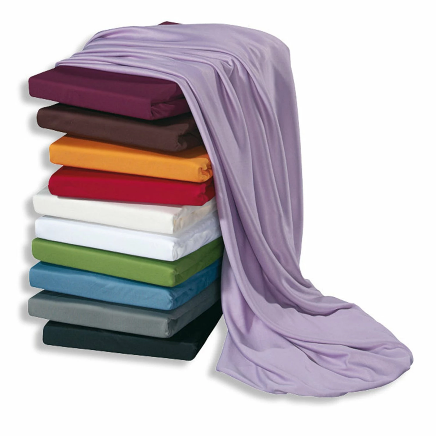 Microfaser-Jersey-Bettlaken - schwarz - 90x200 cm 4 Microfaser-Jersey-Bettlaken - schwarz - 90x200 cm – Bild 2