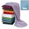 Microfaser-Jersey-Spannbettlaken - blau - 140x200 cm