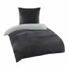 Microfaser-Bettwäsche - anthrazit-silber - Cashmere-Look - 135x200 cm -Heimtextilien Verkäufe 0450010400 1600Wx1600H