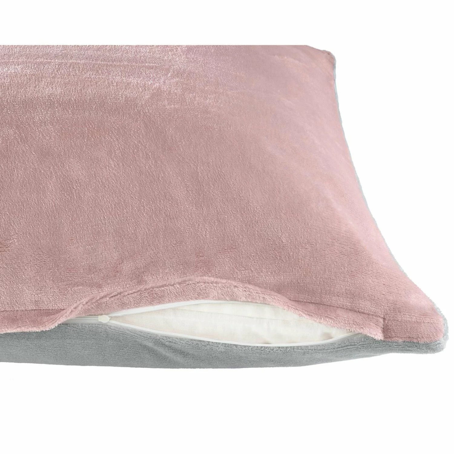 Microfaser-Bettwäsche - rosa-silber - Cashmere-Look - 135x200 cm 4 Microfaser-Bettwäsche - rosa-silber - Cashmere-Look - 135x200 cm – Bild 2