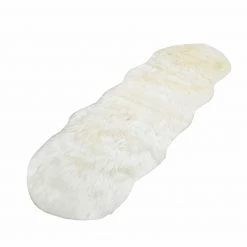 homara Kunstfell - weiß - 55x160 cm