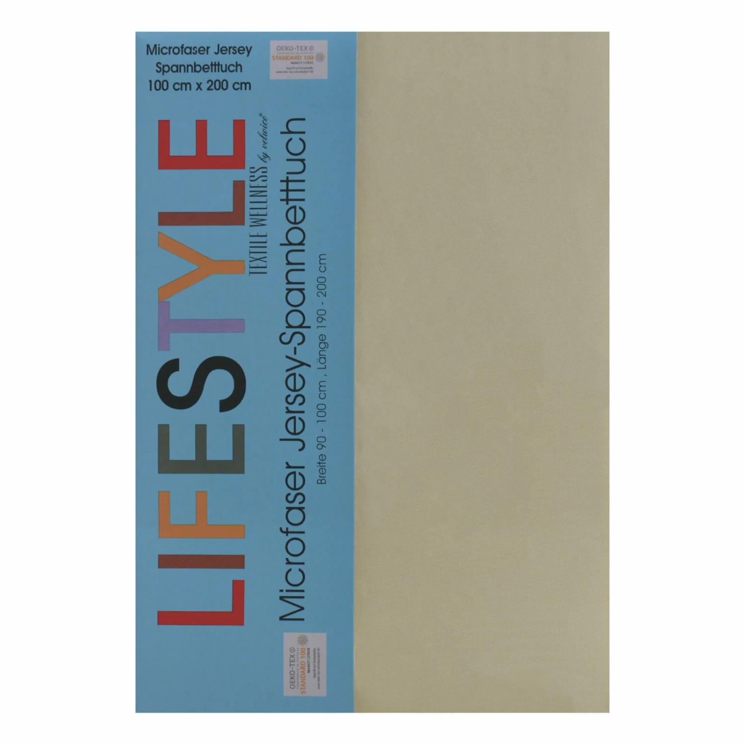 Microfaser-Bettlaken - ecru - 90x200 cm 3 Microfaser-Bettlaken - ecru - 90x200 cm