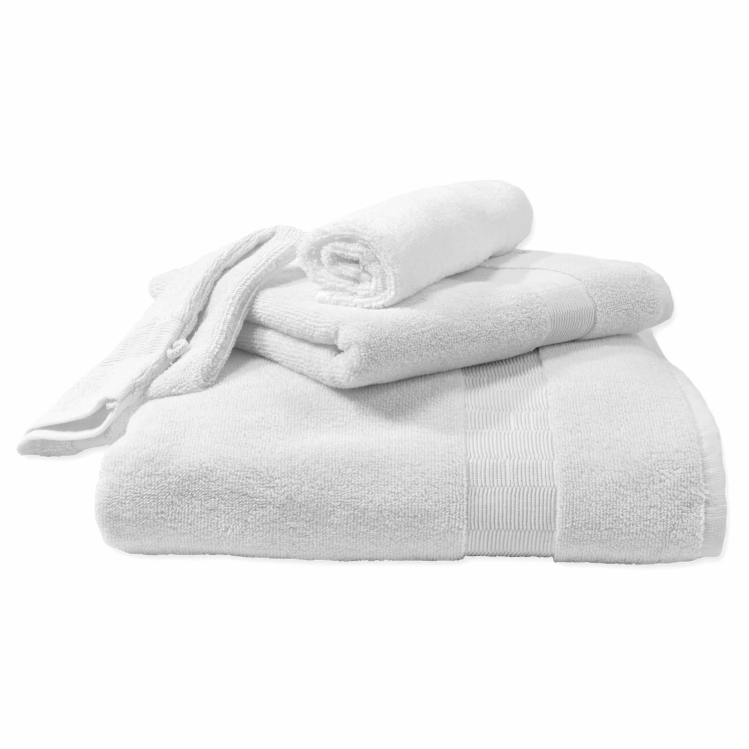 Calimosa Gästehandtuch - weiß - Baumwolle - 30x50 cm 4 Calimosa Gästehandtuch - weiß - Baumwolle - 30x50 cm – Bild 2